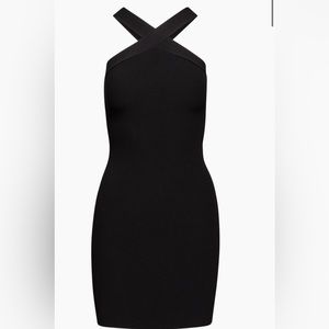 ARITZIA Babaton Sculpt Knit Criss Cross Dress
